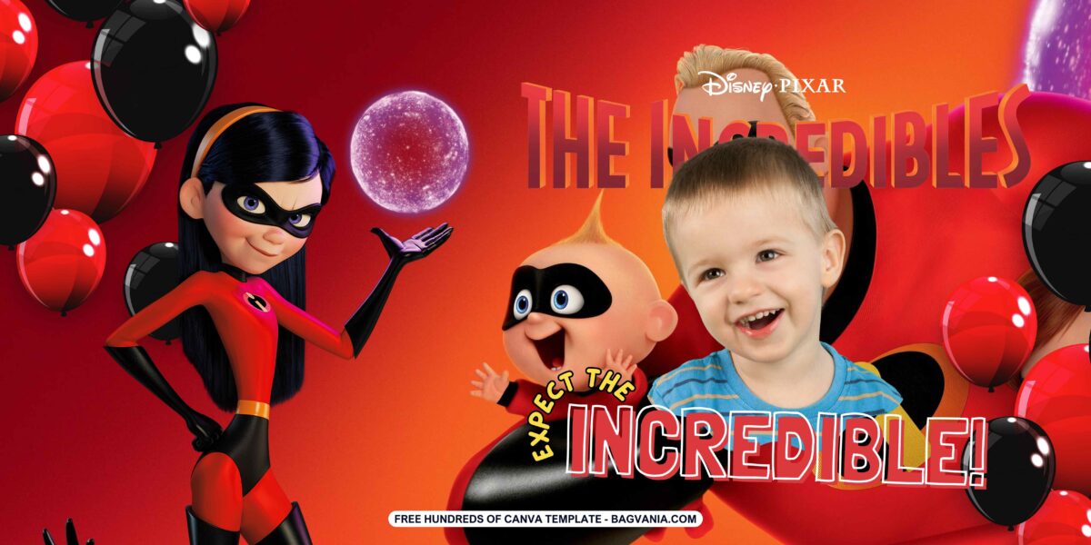 Free Downloadable The Incredibles Birthday Banner