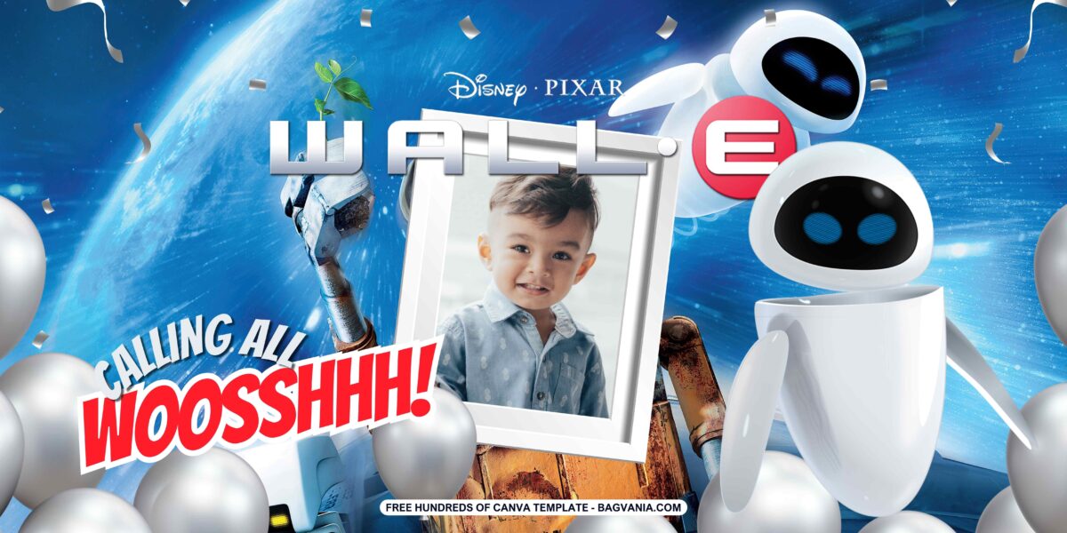 FREE Download Wall-E Birthday Banner