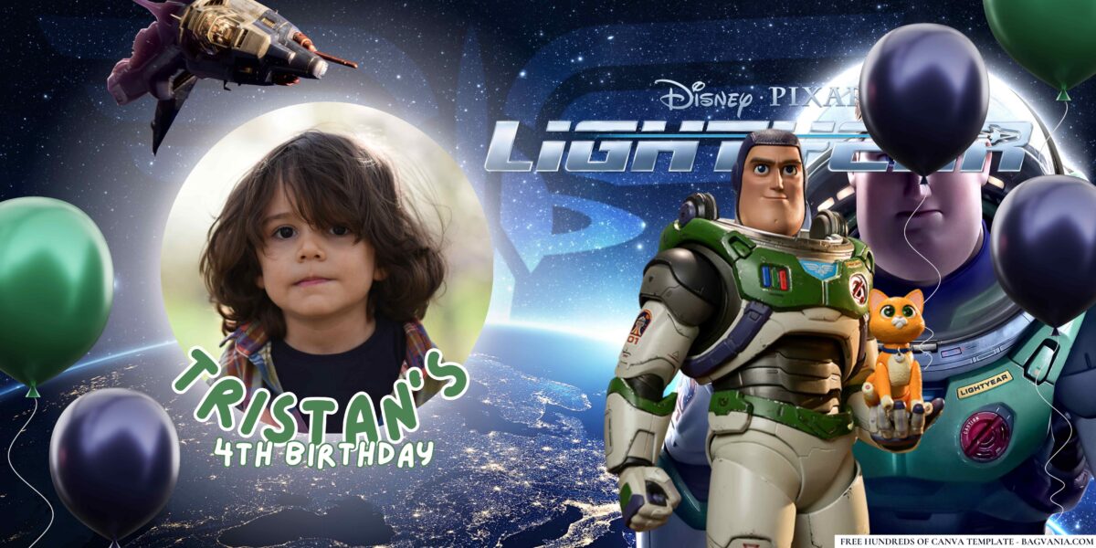 FREE Buzz Lightyear Birthday Banner