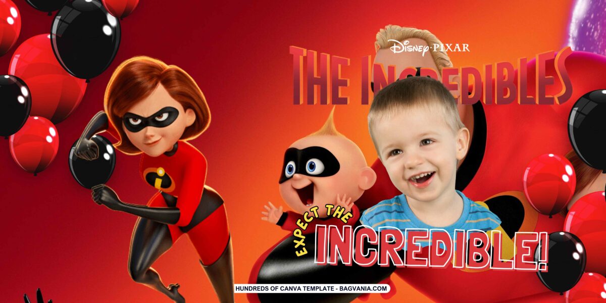 Free Downloadable The Incredibles Birthday Banner