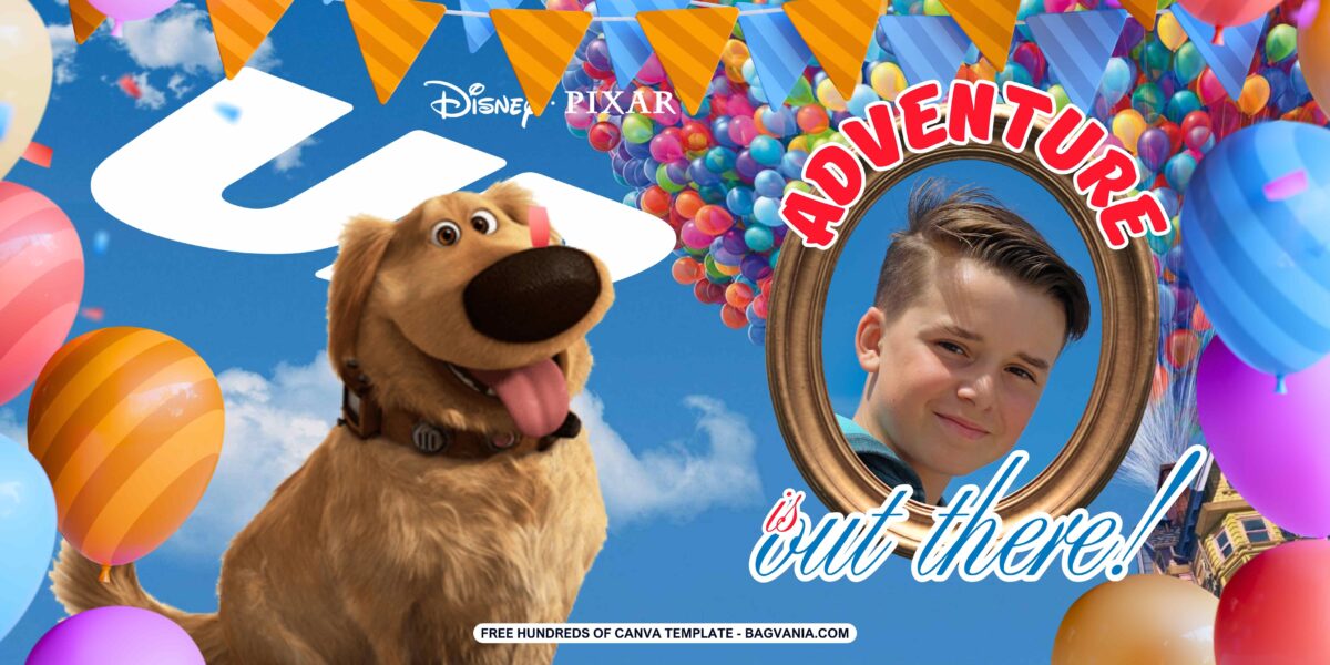 FREE Disney Up Birthday Banner