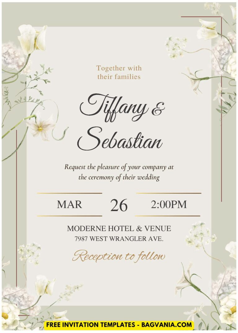 (Easily Edit PDF Invitation) Dusty Peony Wedding Invitation | Bagvania