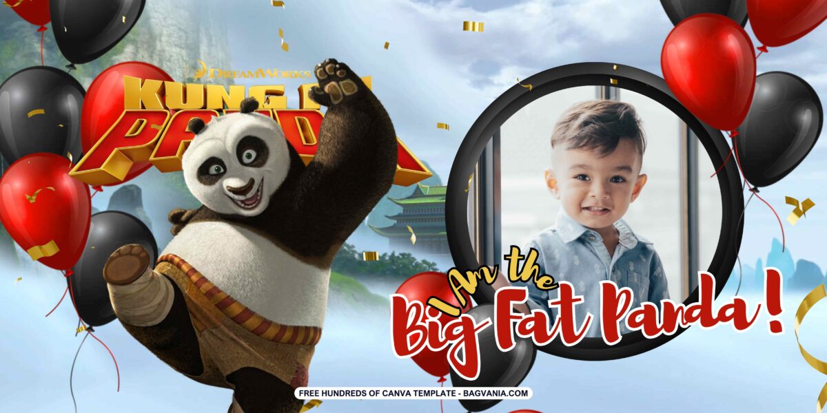 FREE Download Kung Fu Panda Birthday Banner