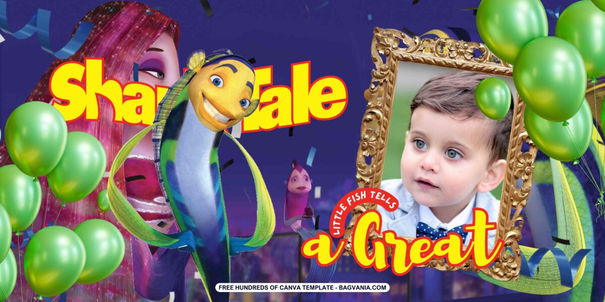 FREE Download Shark Tale Birthday Banner