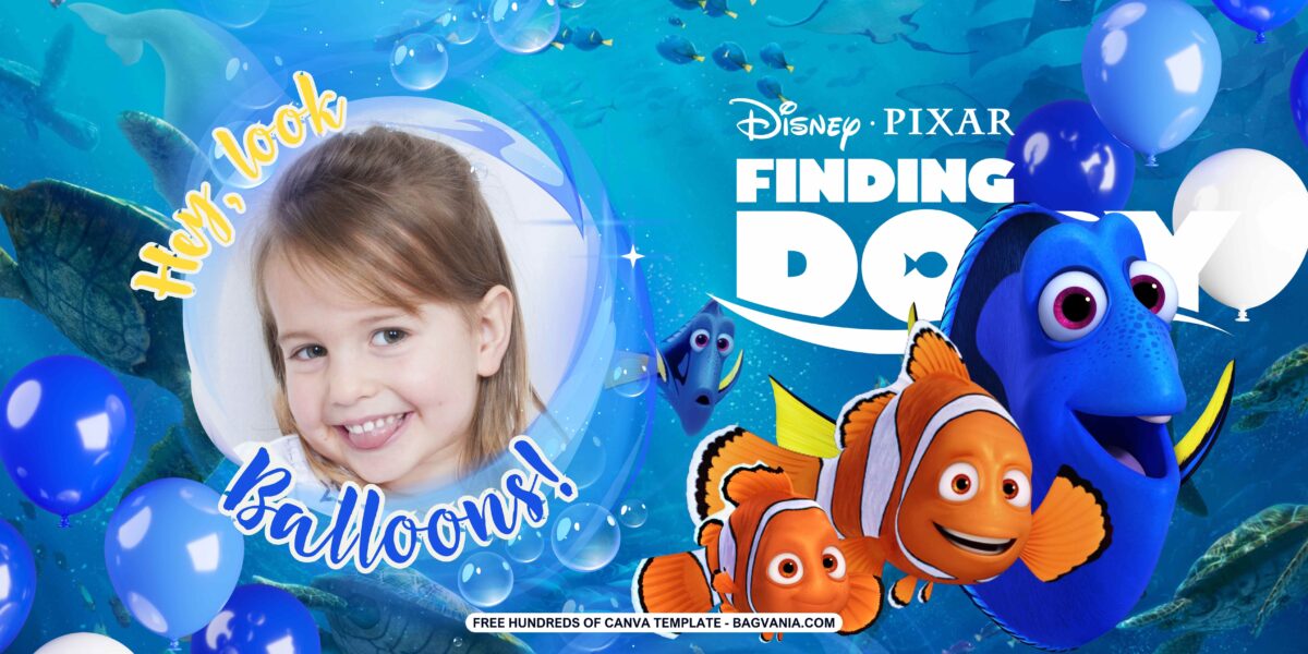 FREE Download Finding Dory Birthday Banner