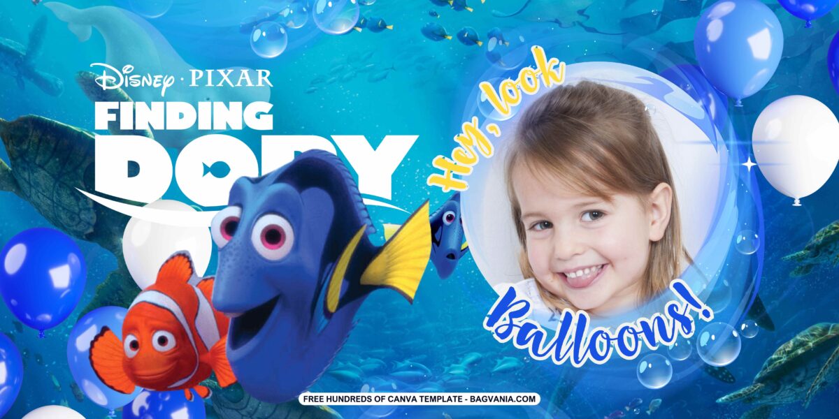 FREE Download Finding Dory Birthday Banner