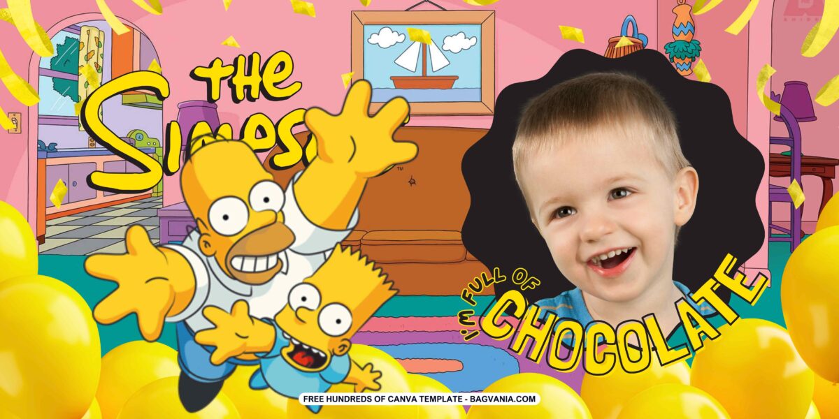 FREE The Simpsons Birthday Banner