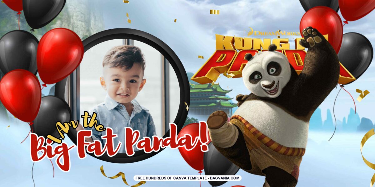 FREE Download Kung Fu Panda Birthday Banner