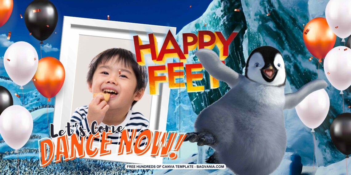 FREE Download Happy Feet Birthday Banner | Bagvania