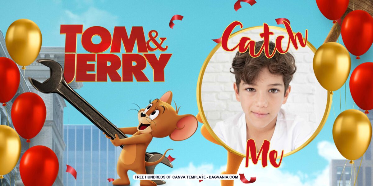 FREE Download Tom & Jerry Birthday Banner