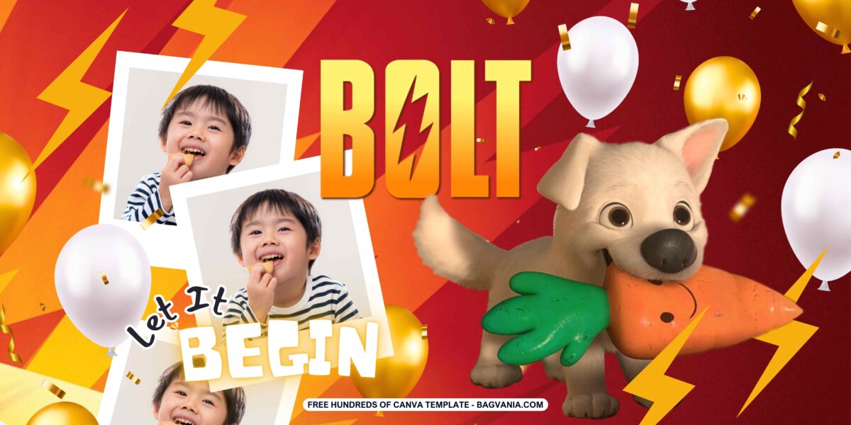 FREE Download Bolt Birthday Banner