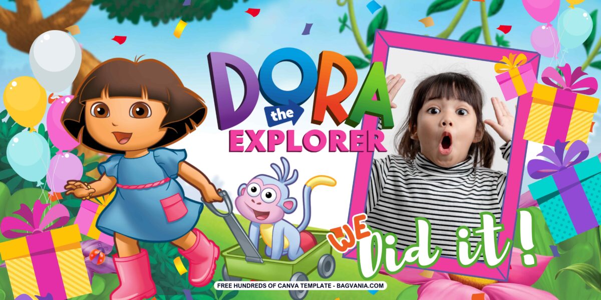 FREE Download Dora the Explorer Birthday Banner