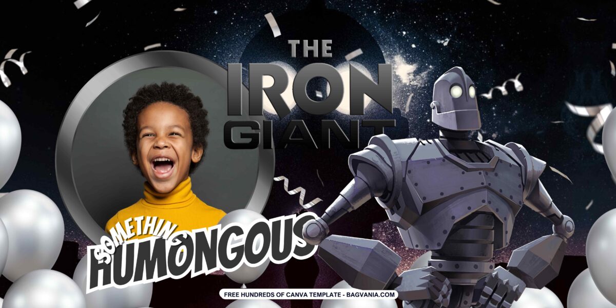 FREE Download The Iron Giant Birthday Banner