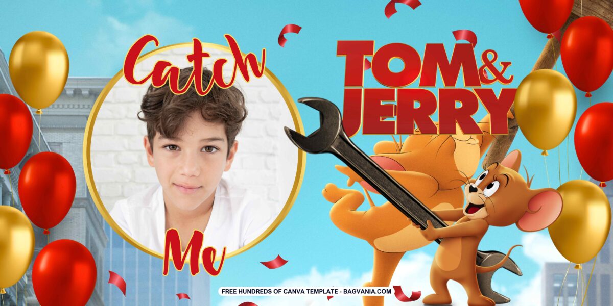 FREE Download Tom & Jerry Birthday Banner