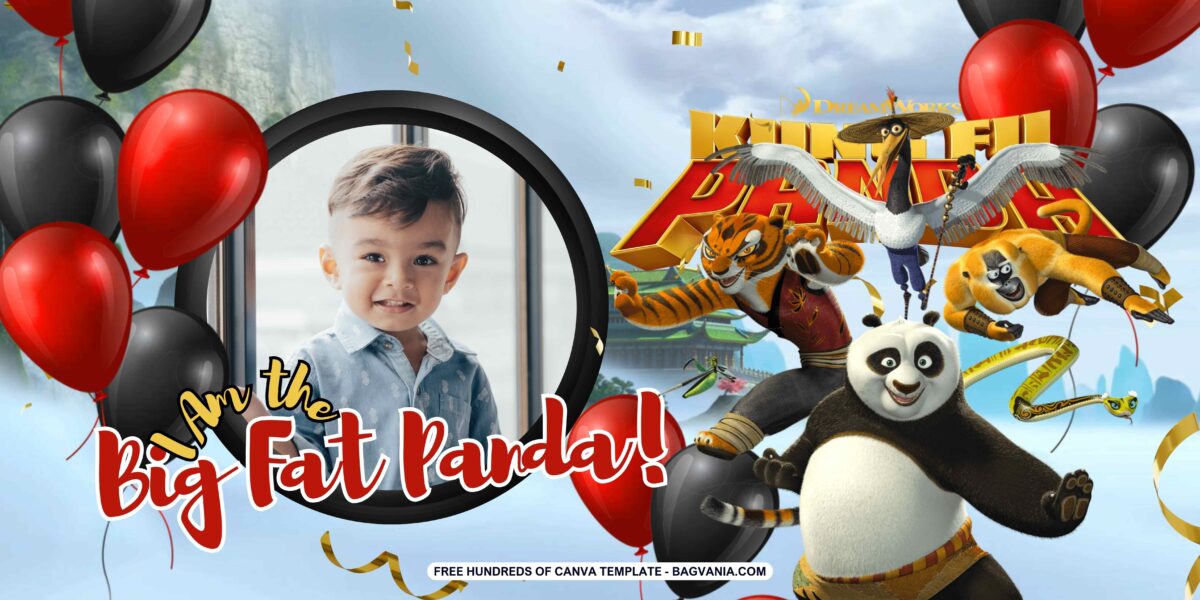 FREE Download Kung Fu Panda Birthday Banner