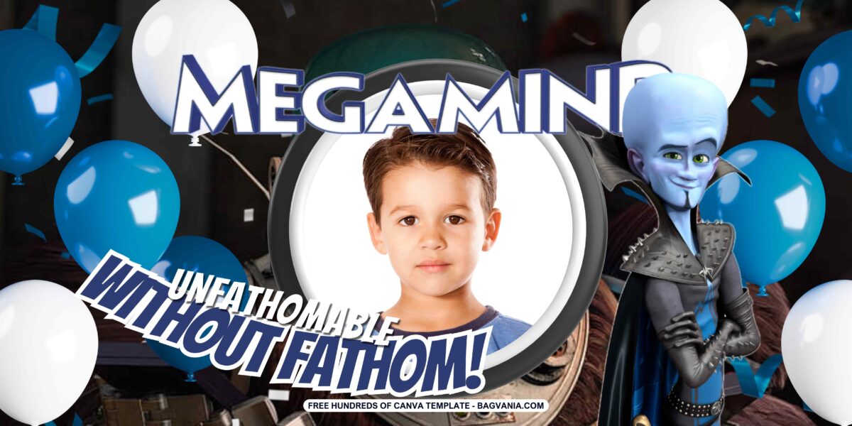 Free Downloadable Megamind Birthday Banner