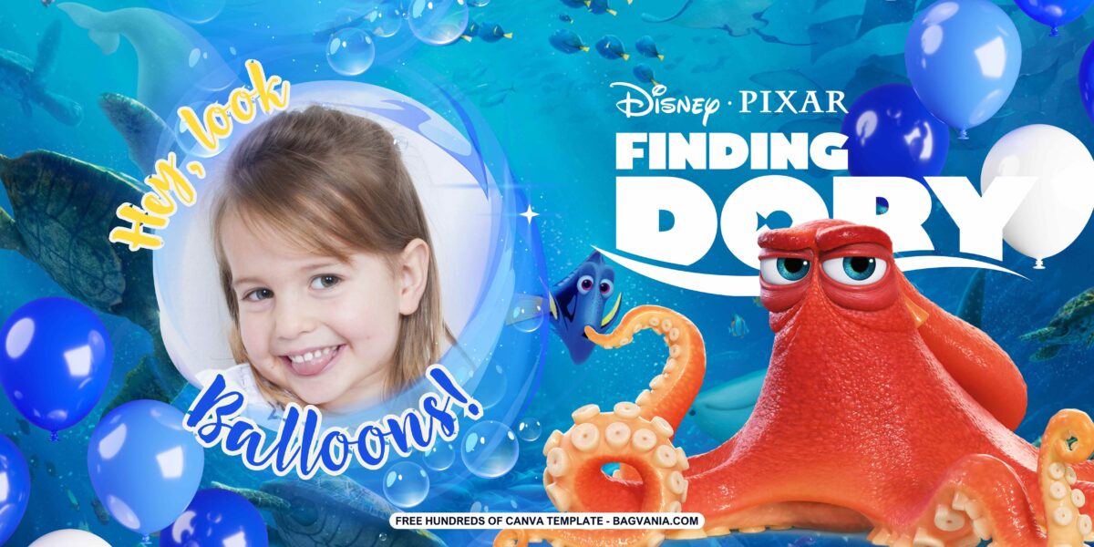 FREE Download Finding Dory Birthday Banner