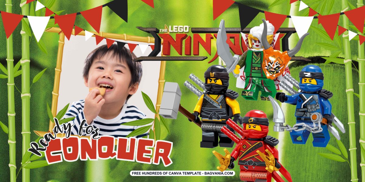 Free Downloadable LEGO Ninjago Birthday Banner