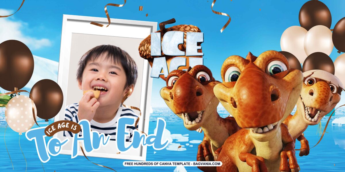 FREE Download Ice Age Birthday Banner