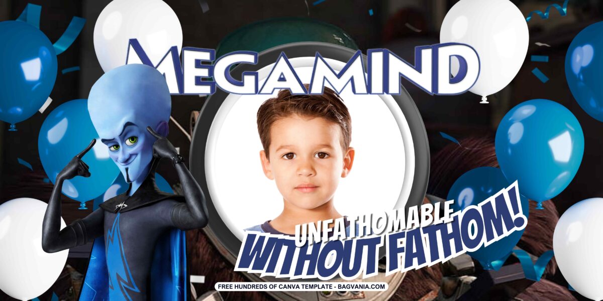 Free Downloadable Megamind Birthday Banner