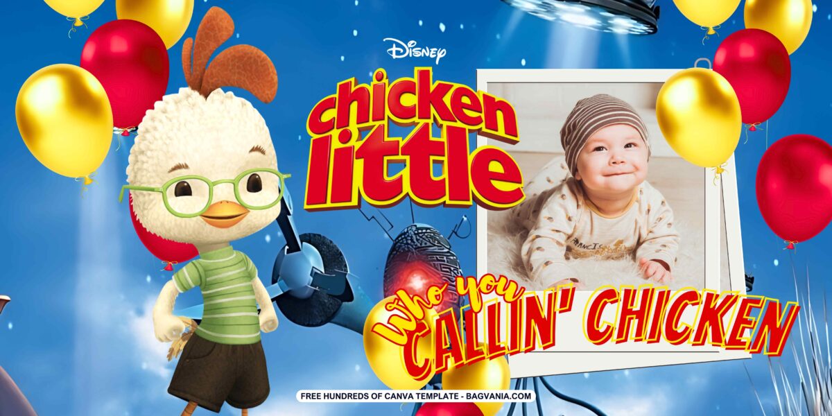Free Download Chicken Little Birthday Banner