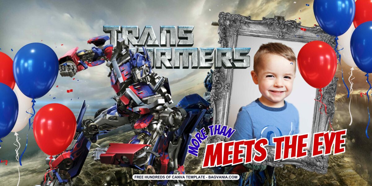 FREE Download Transformers Birthday Banner