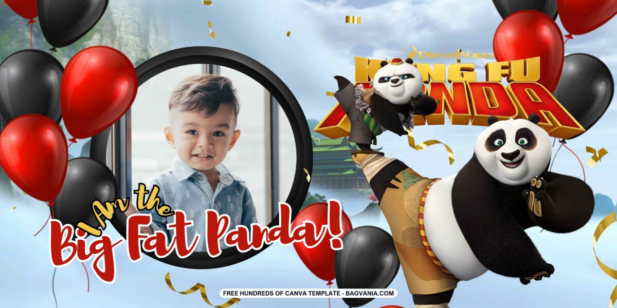 FREE Download Kung Fu Panda Birthday Banner