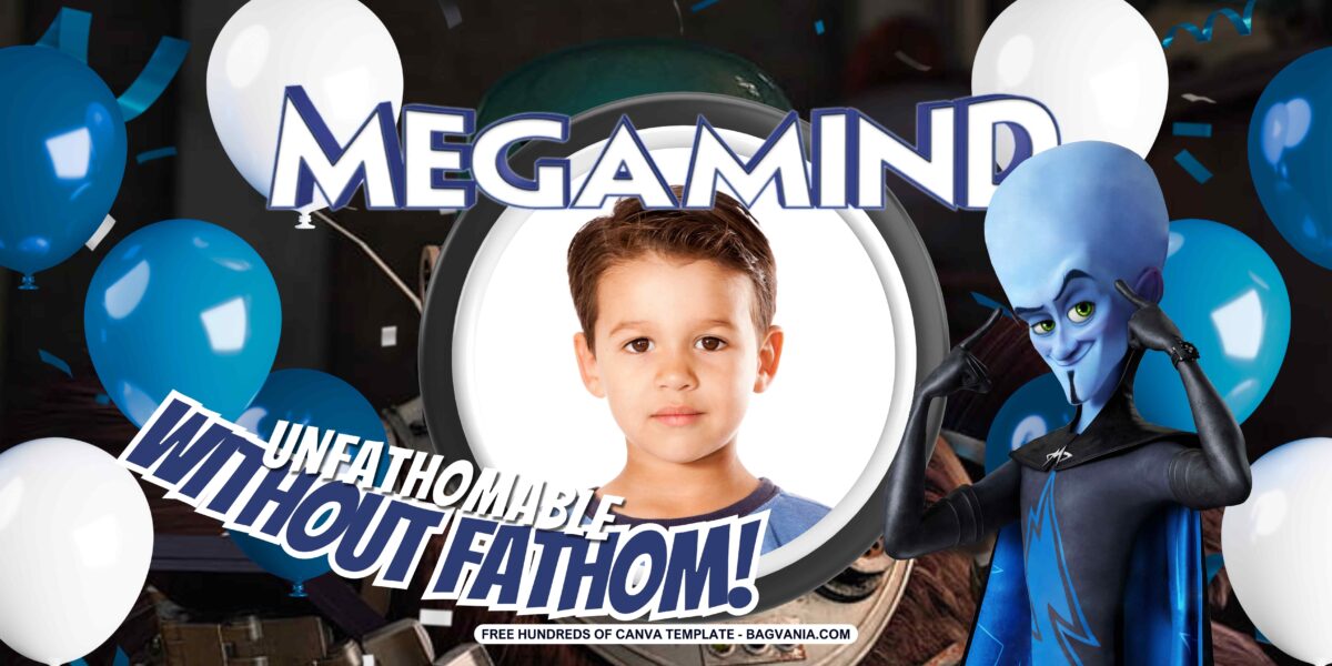 Free Downloadable Megamind Birthday Banner