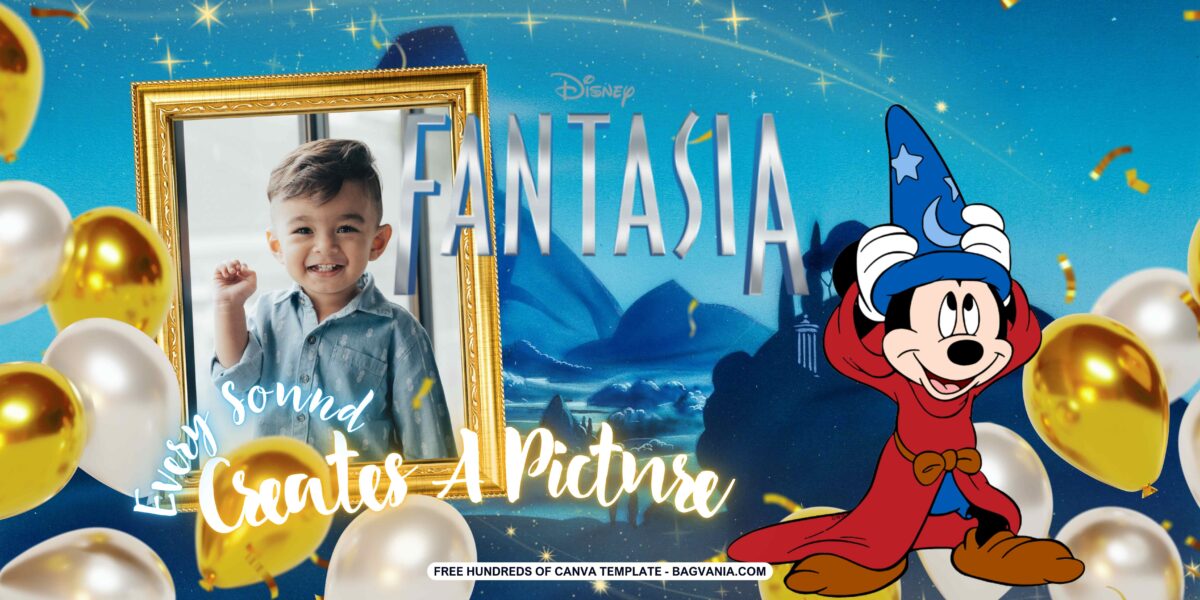 Free Download Fantasia Birthday Banner
