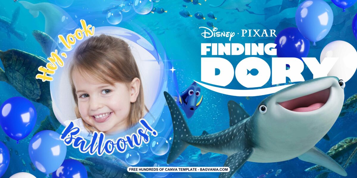 FREE Download Finding Dory Birthday Banner