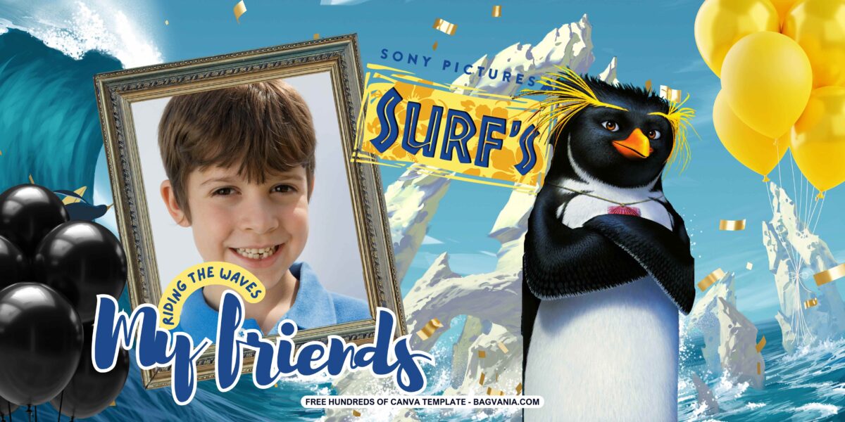 FREE Download Surf’s Up Birthday Banner