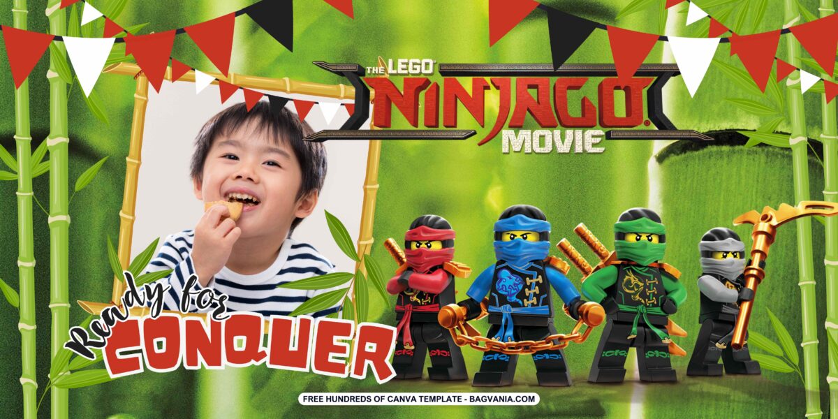 Free Downloadable LEGO Ninjago Birthday Banner