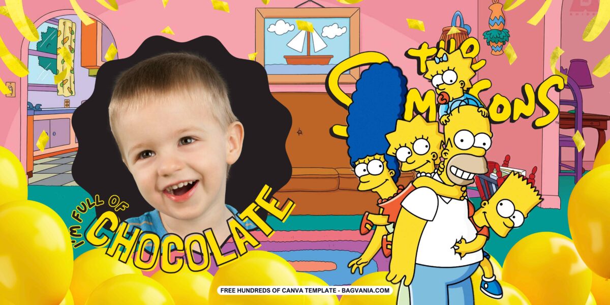 FREE The Simpsons Birthday Banner