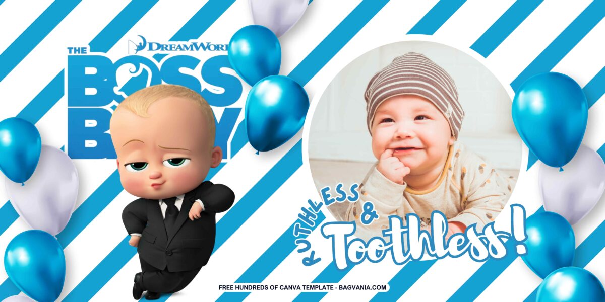 FREE The Boss Baby Birthday Banner