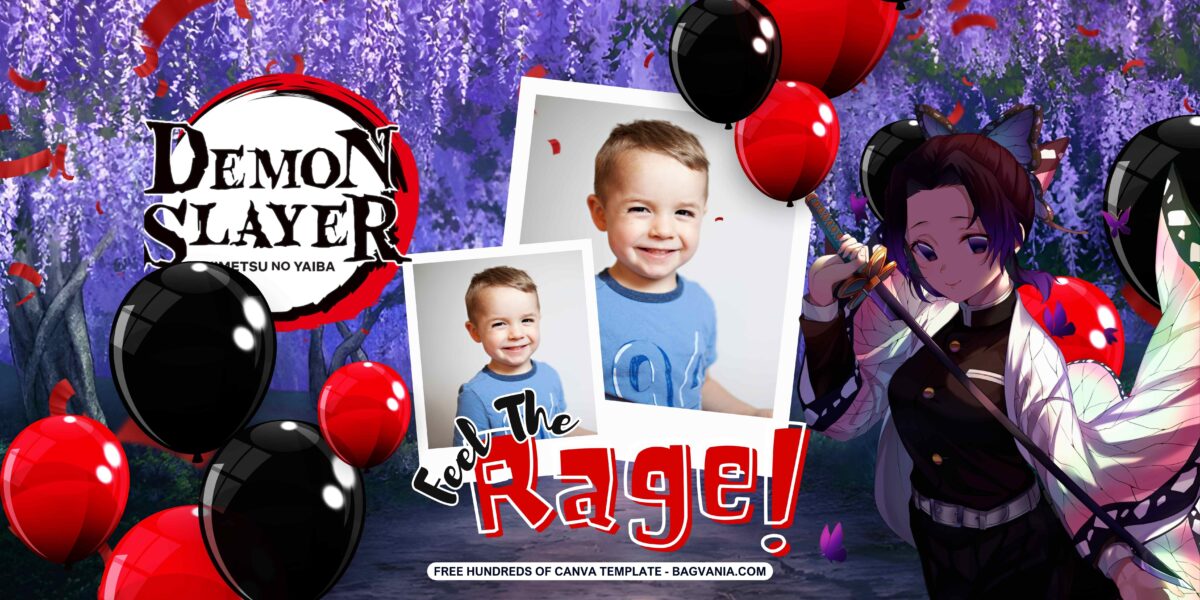 FREE Download Demon Slayer Birthday Banner