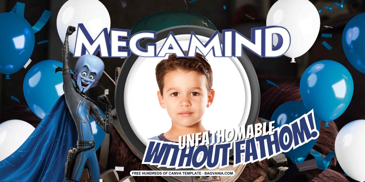 Free Downloadable Megamind Birthday Banner