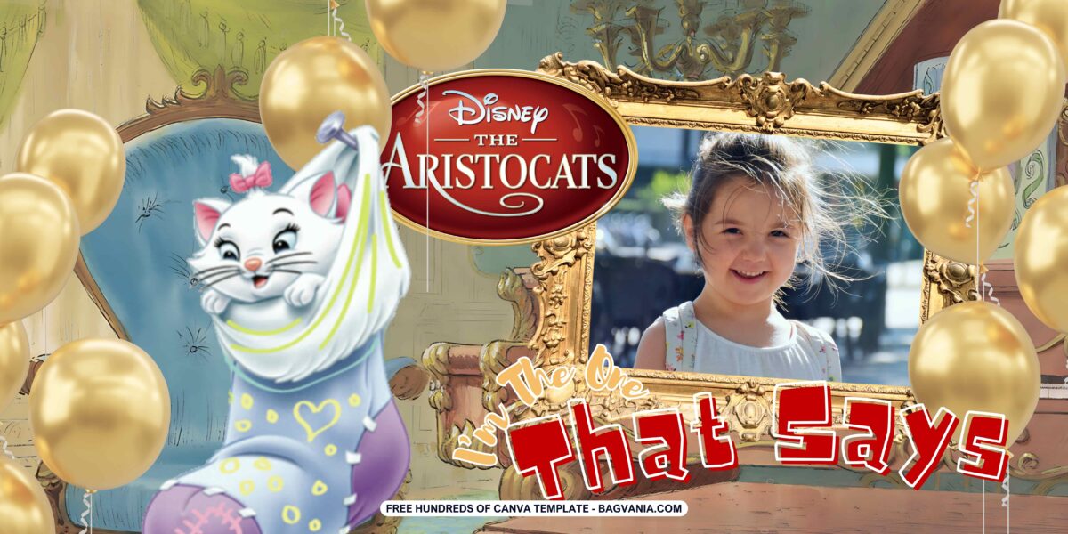 Free Download Aristocats Birthday Banner