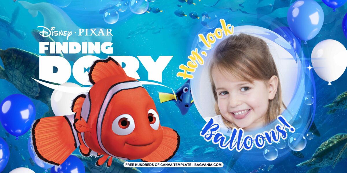 FREE Download Finding Dory Birthday Banner