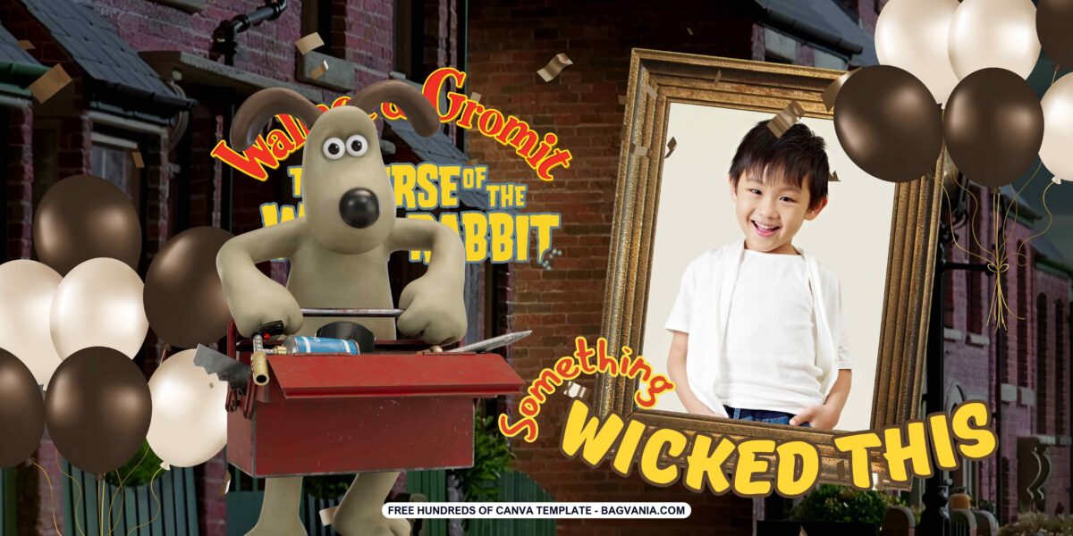 FREE Download Wallace & Gromit Birthday Banner