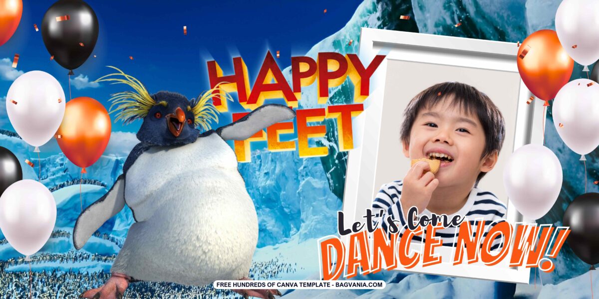 FREE Download Happy Feet Birthday Banner