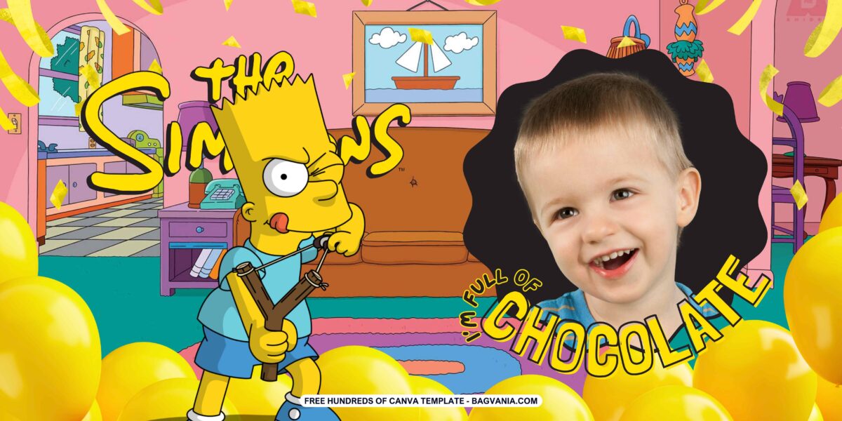 FREE The Simpsons Birthday Banner