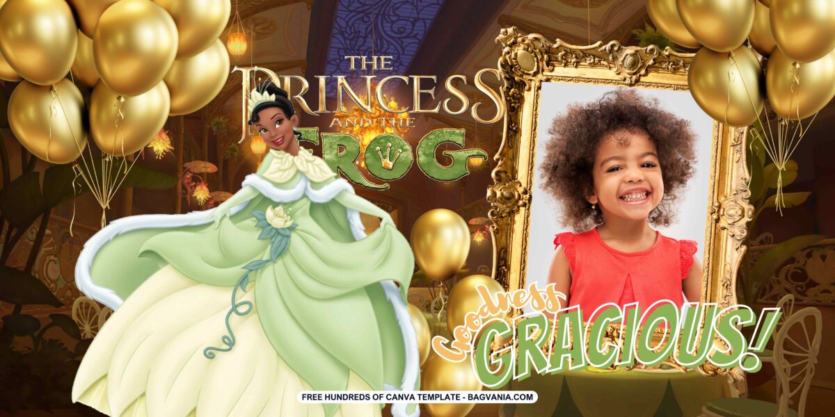 FREE Download Princess and the Frog Birthday Banner