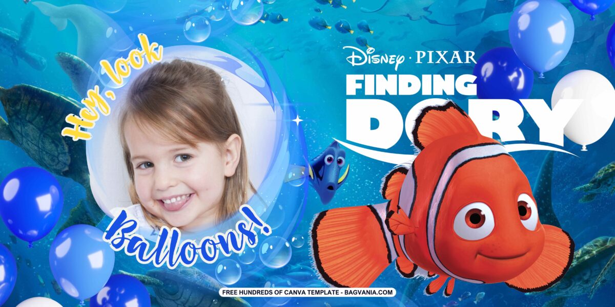 FREE Download Finding Dory Birthday Banner