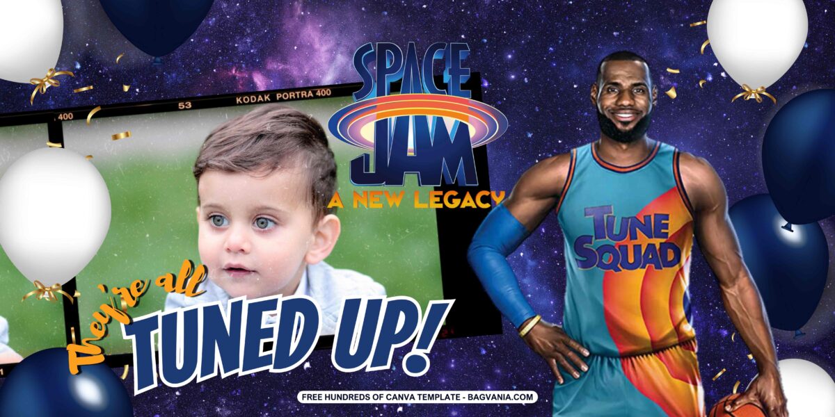 FREE Space Jam: A New Legacy Birthday Banner