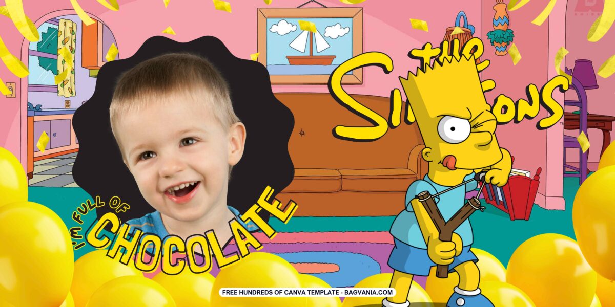 FREE The Simpsons Birthday Banner