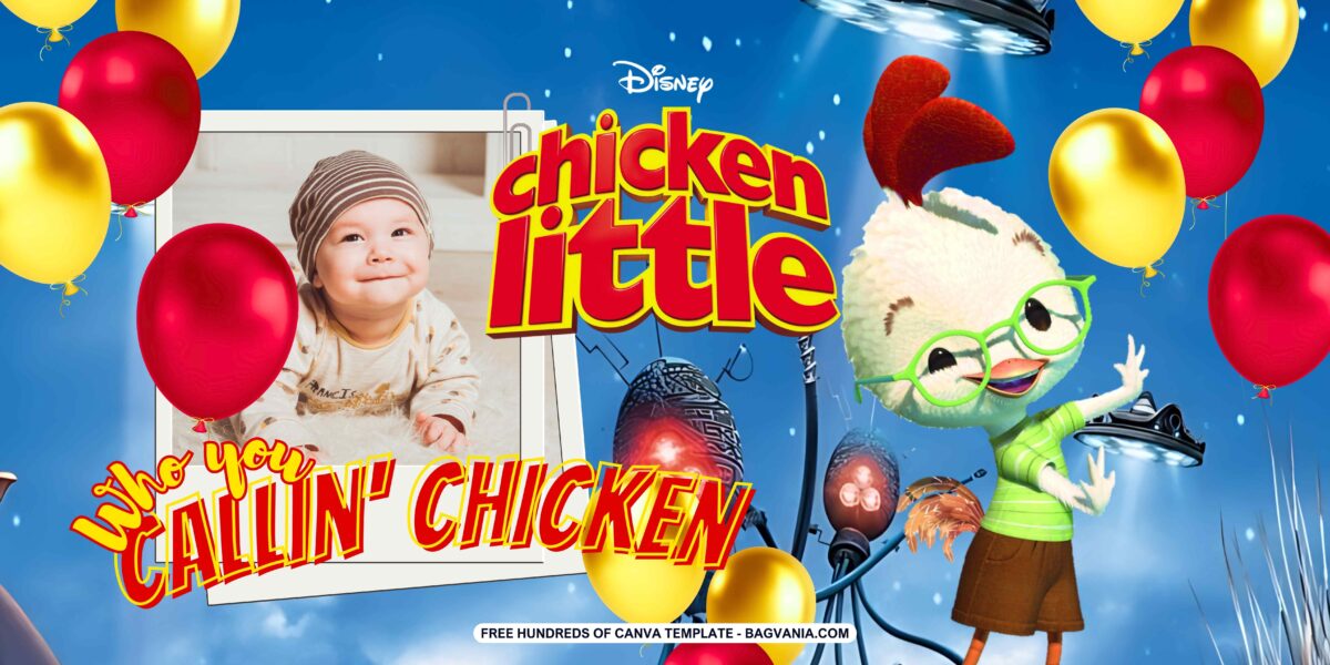 Free Download Chicken Little Birthday Banner