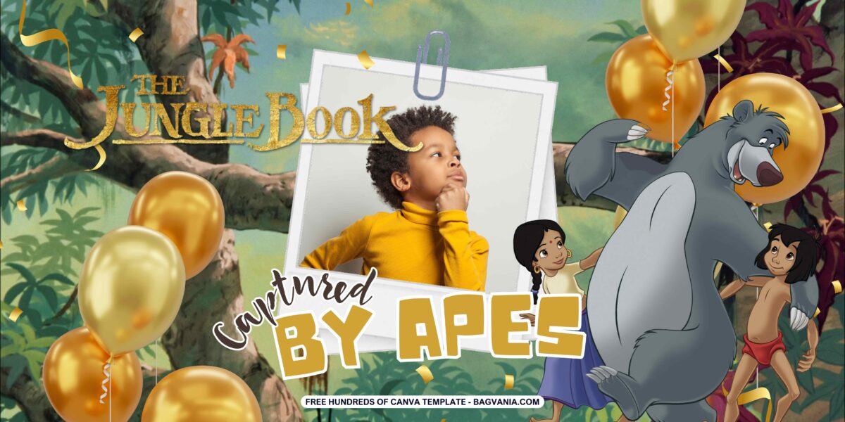 FREE Download The Jungle Book Birthday Banner