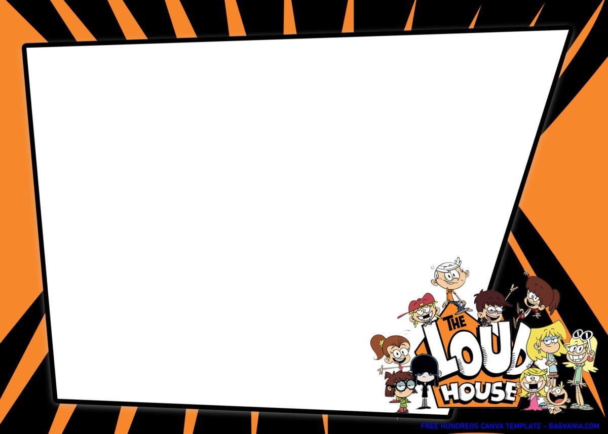 Free Download The Loud House Birthday Invitations