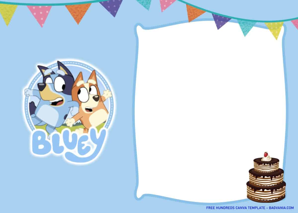 FREE Download Bluey Birthday Invitations 