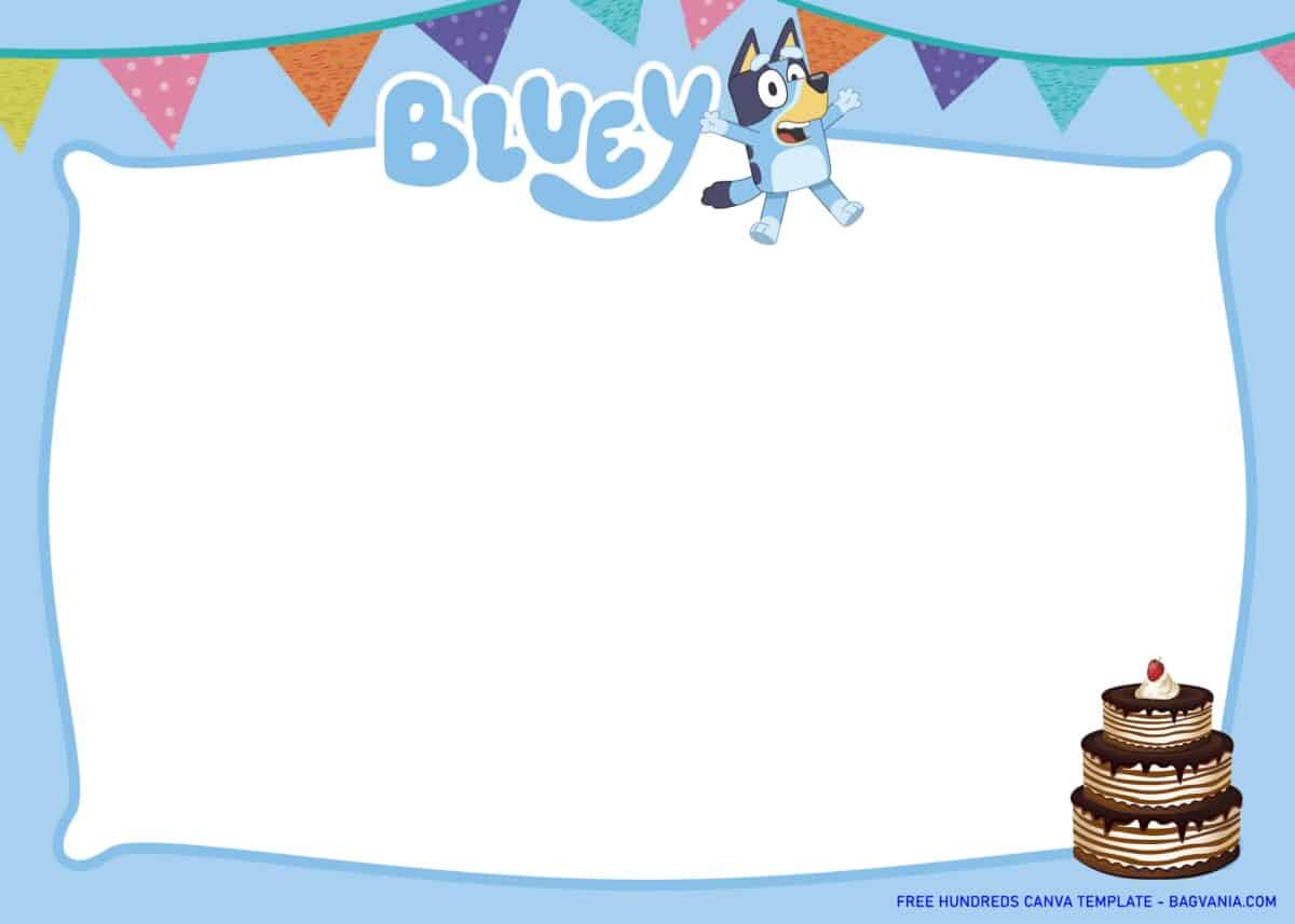 FREE Download Bluey Birthday Invitations 